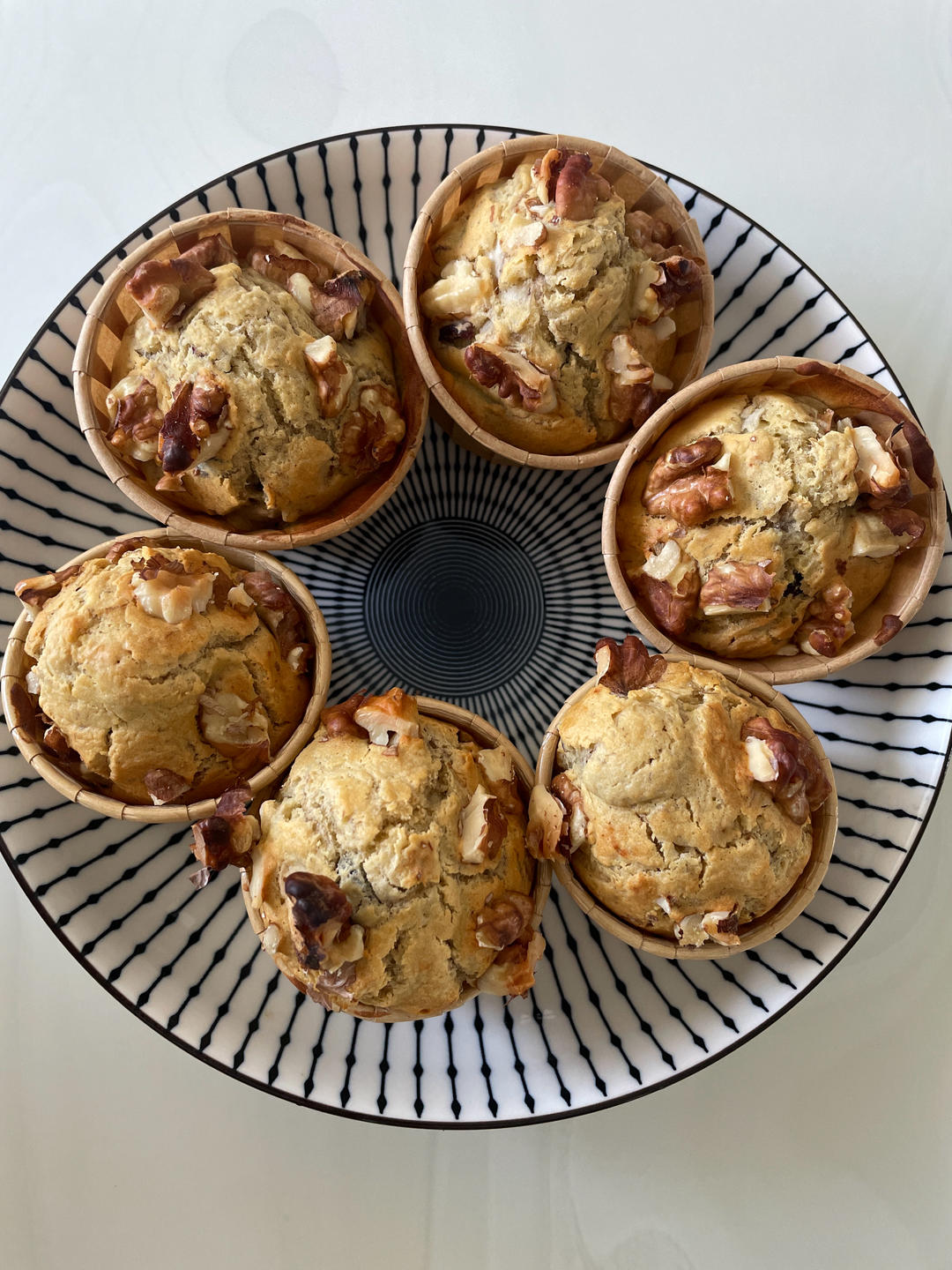 香蕉粘米粉小蛋糕——空气炸锅版