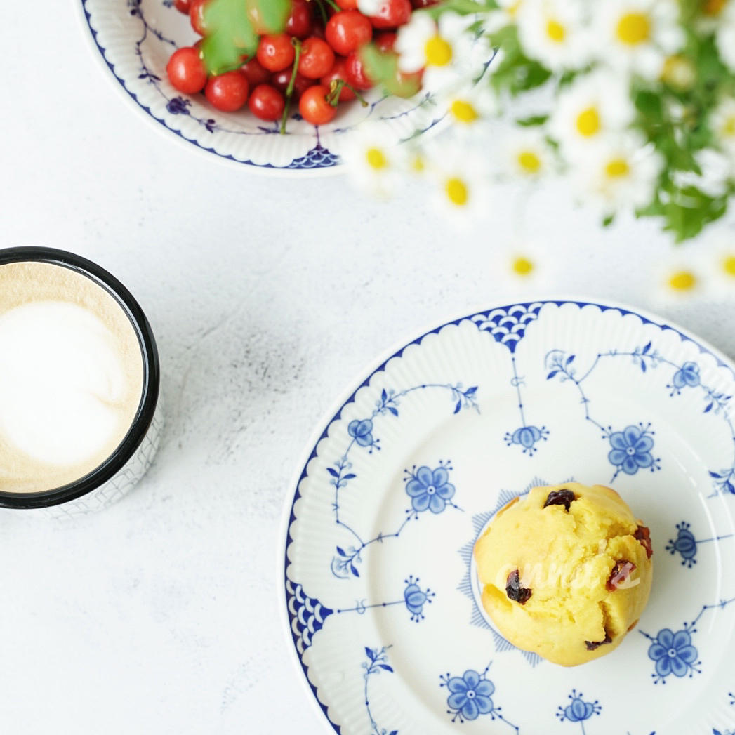 无糖燕麦酥顶酒渍无花果玛芬【北鼎烤箱食谱】