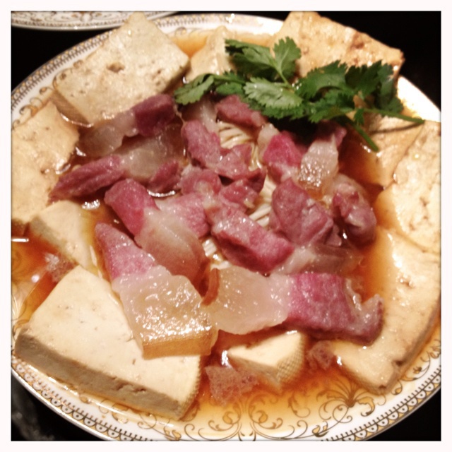 青豆火腿豆腐