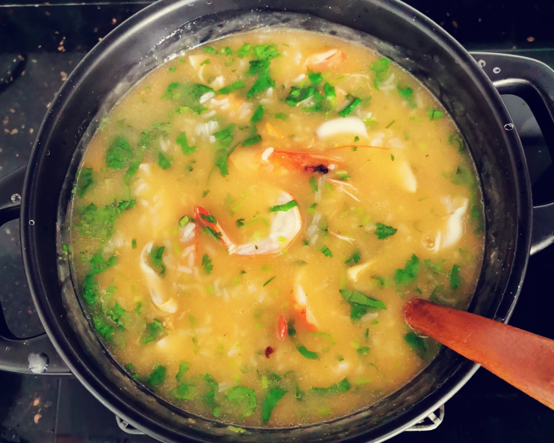 潮汕人做的砂锅粥（鲜甜）的做法
