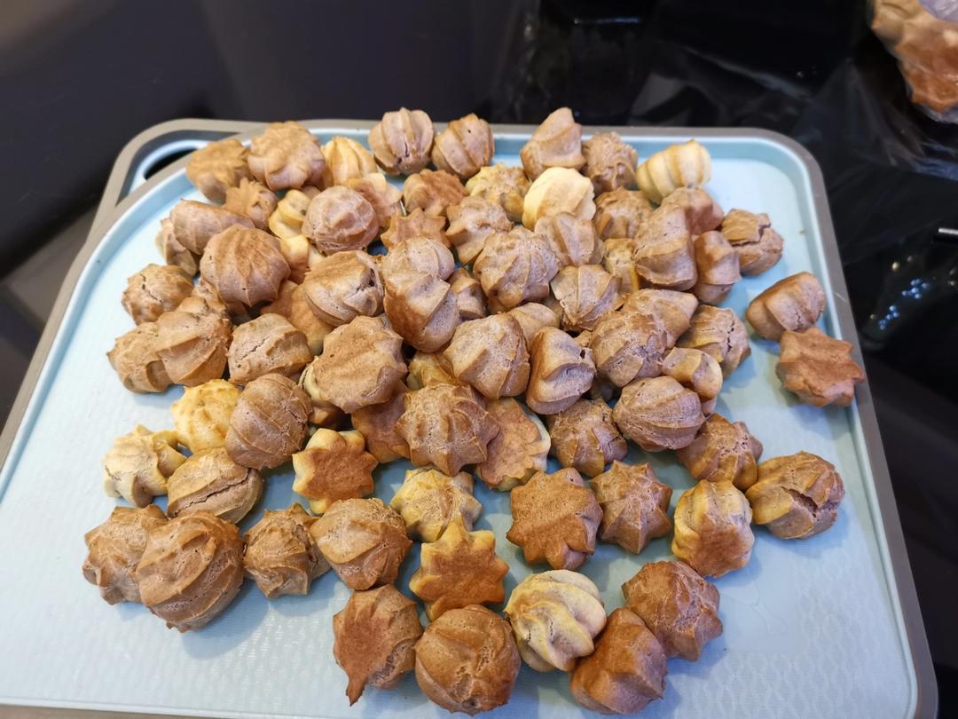简单易成功的奶油小泡芙做法