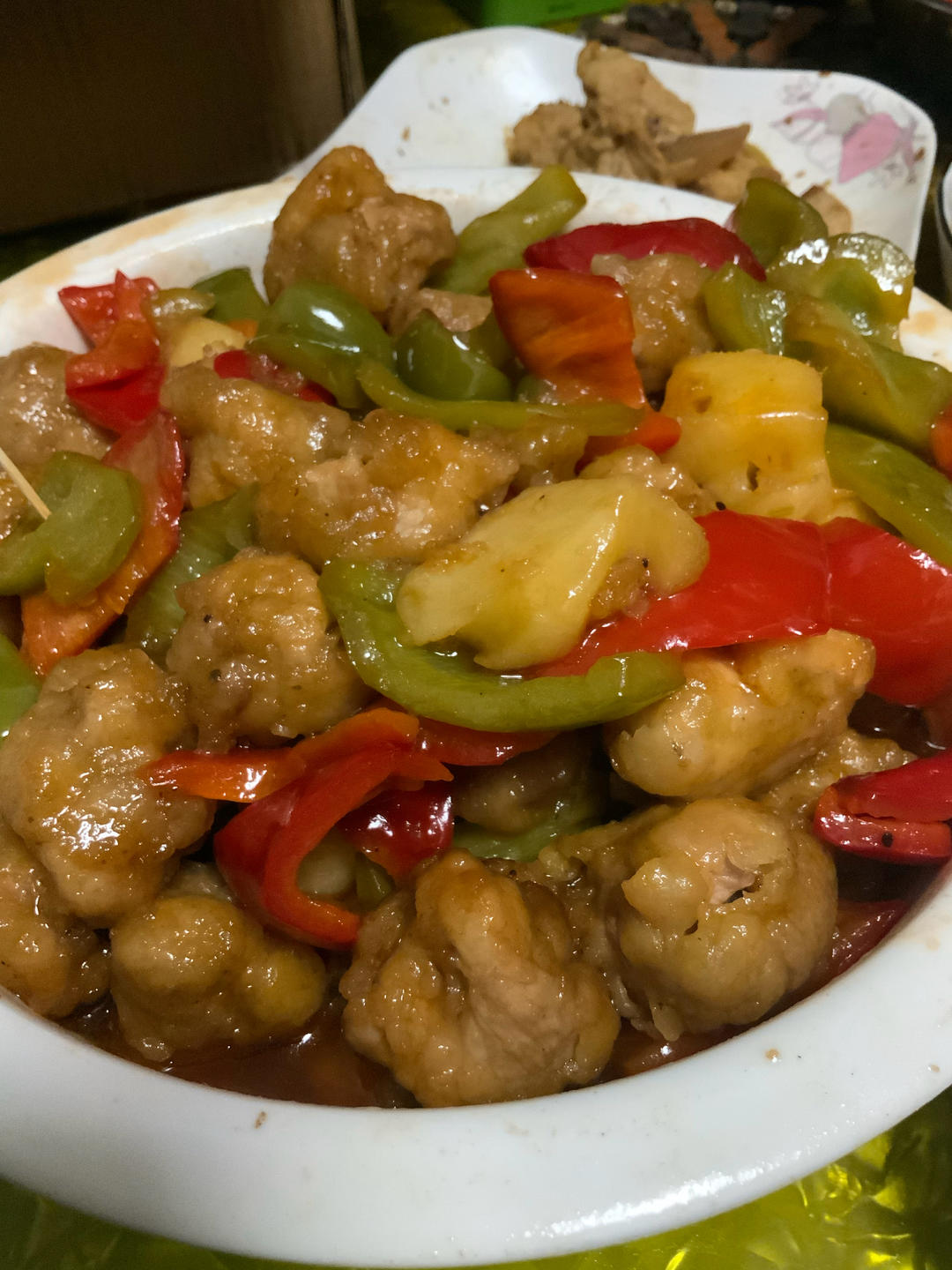 秘制菠萝咕噜肉（绝对好吃）