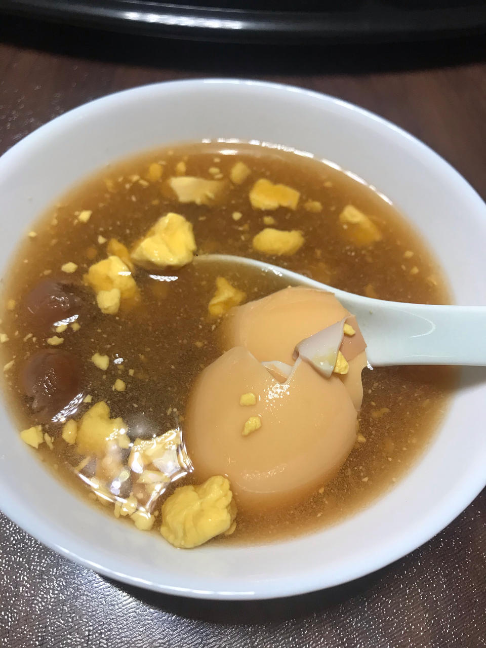 ellymoon做的桑寄生莲子红枣蛋茶