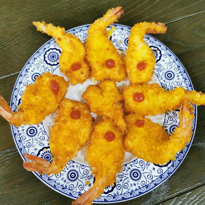 酥炸凤尾虾