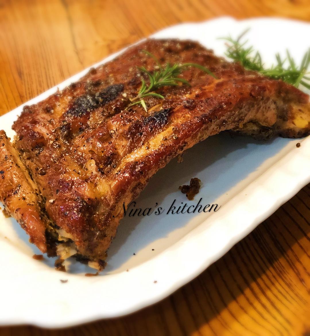 美式烤肋排 BBQ Pork Ribs