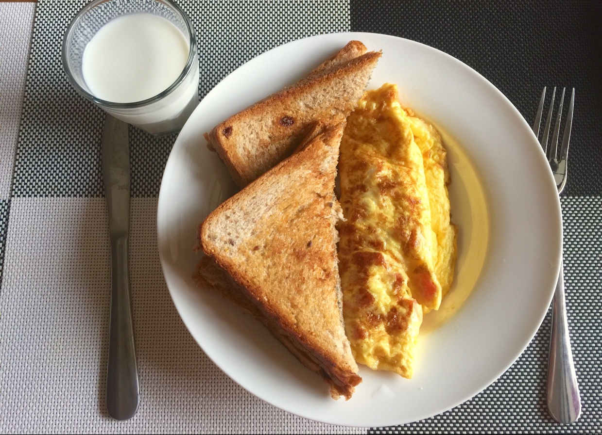西式早餐Cheese Omelet!