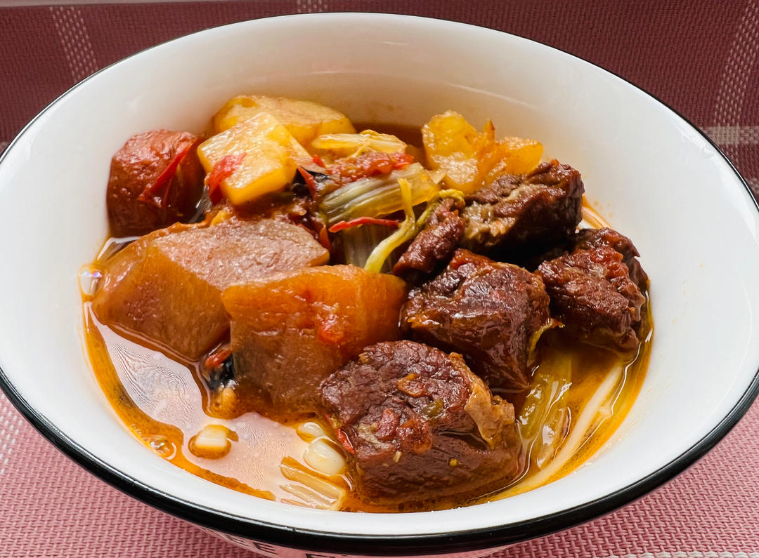 番茄土豆炖牛腩