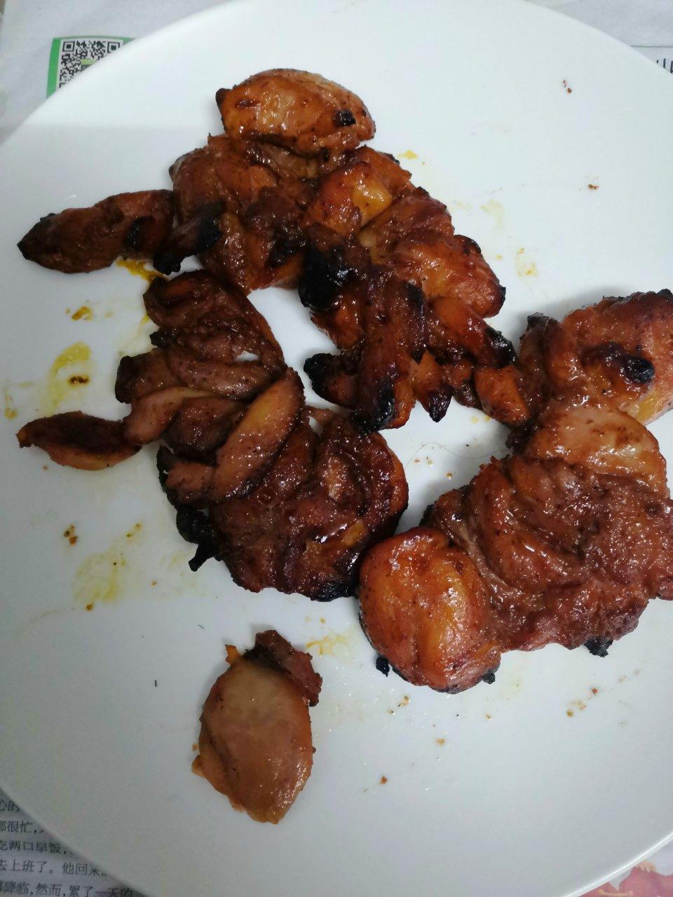 满口爆汁的叉烧鸡腿饭