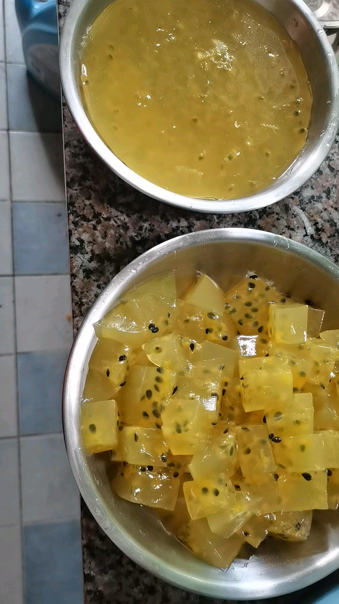 夏日必备❗️清凉解暑❗酸甜可口的百香果果冻