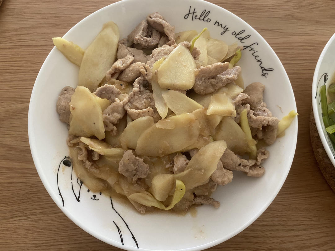茭白炒肉