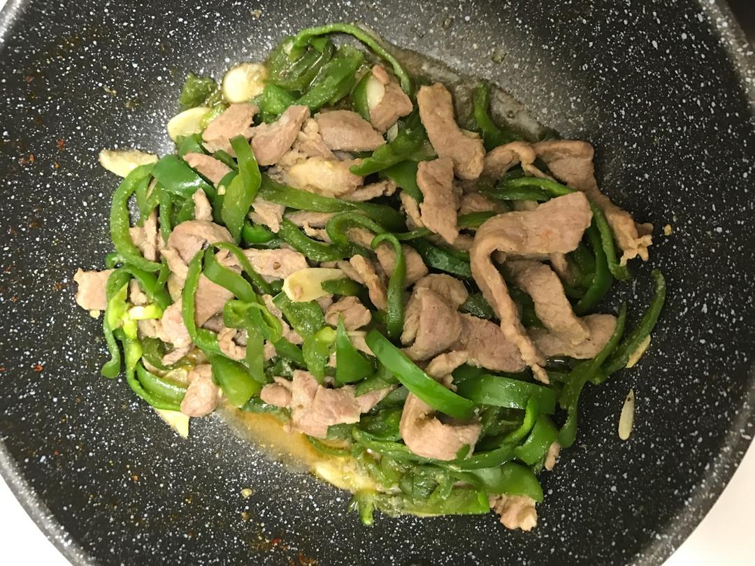 青椒炒肉丝
