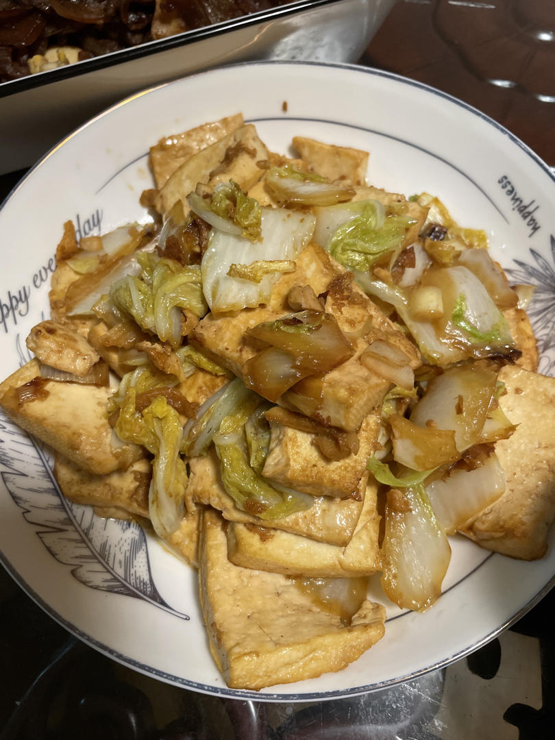 白菜炒豆腐