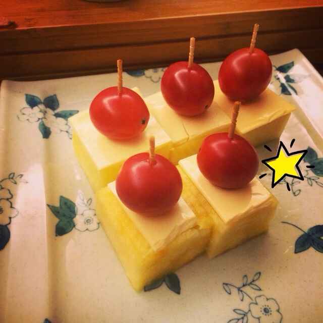 菠萝芝士小甜点