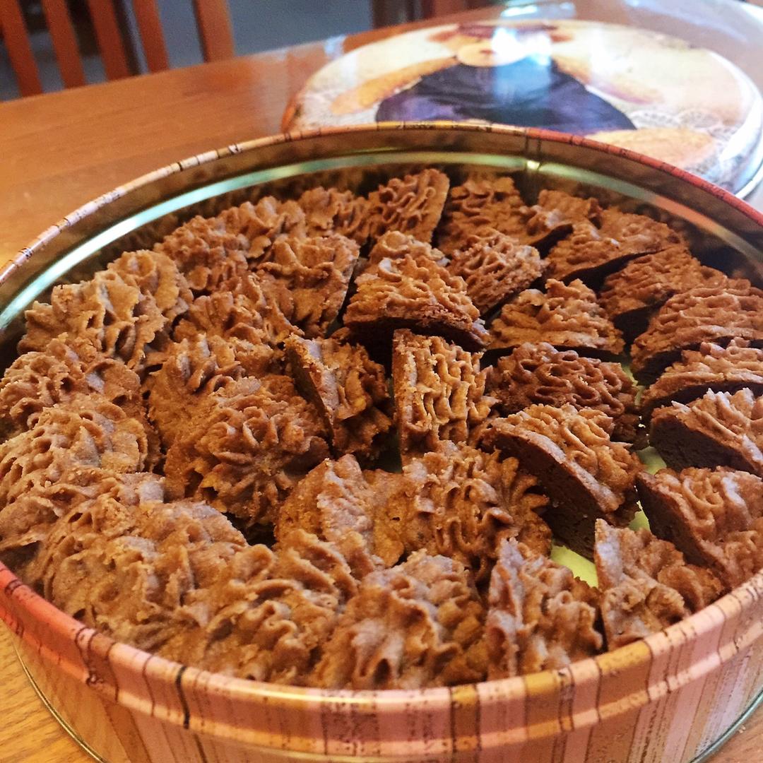 (珍妮曲奇+网红曲奇)咖啡小花配方/烘焙视频饼干篇2