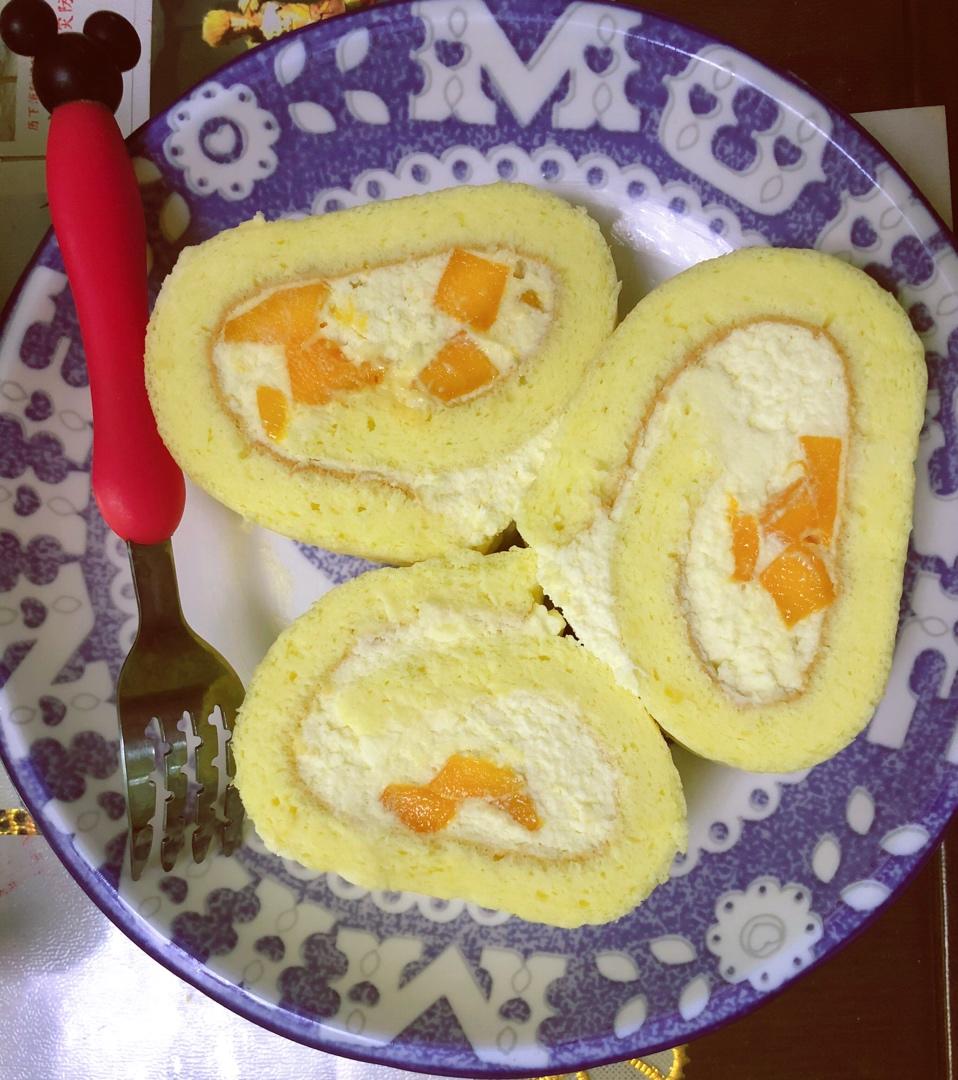 淡奶油蛋糕卷卷