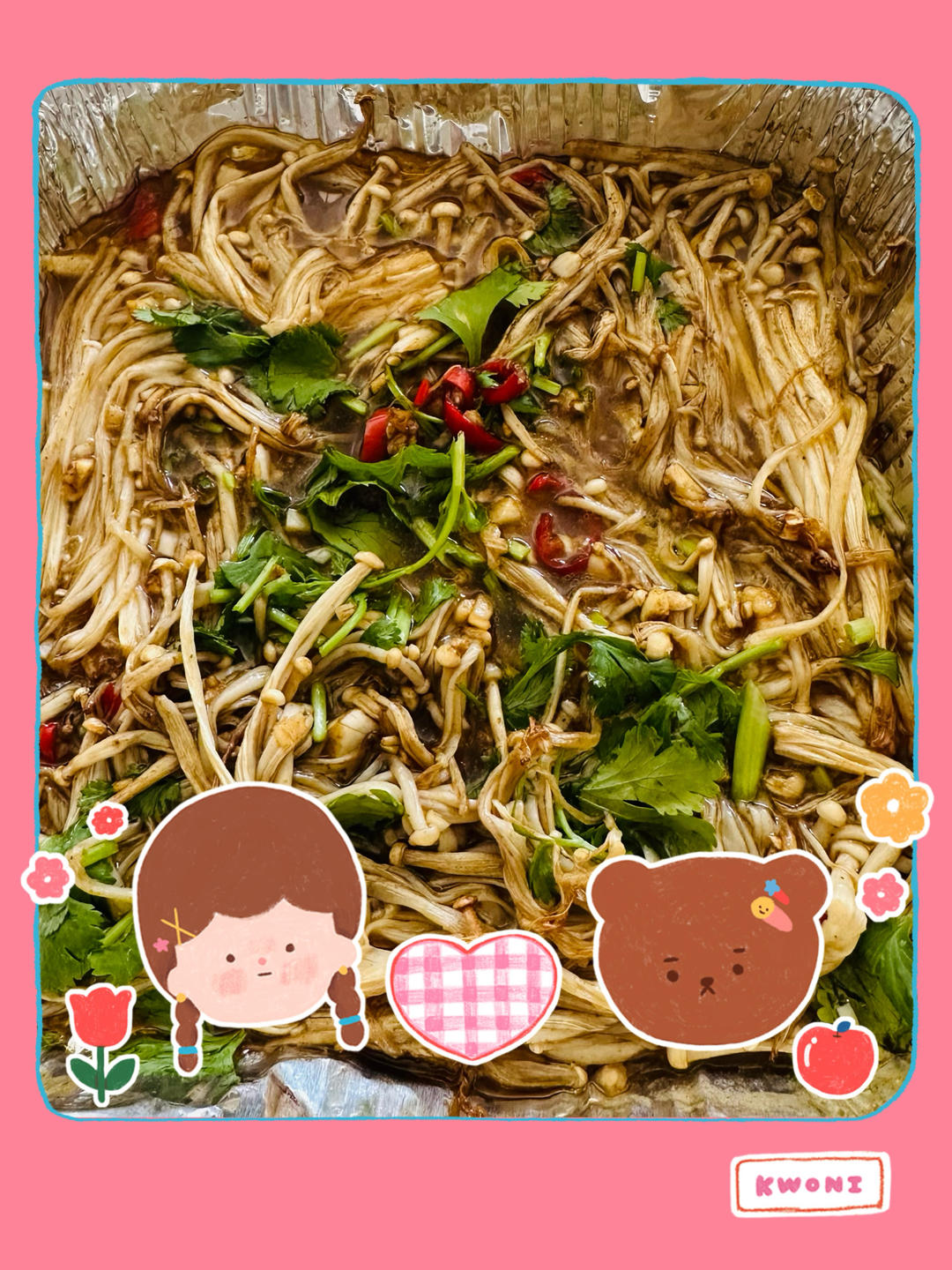 烤金针菇🌟秒杀小吃摊-空气炸锅