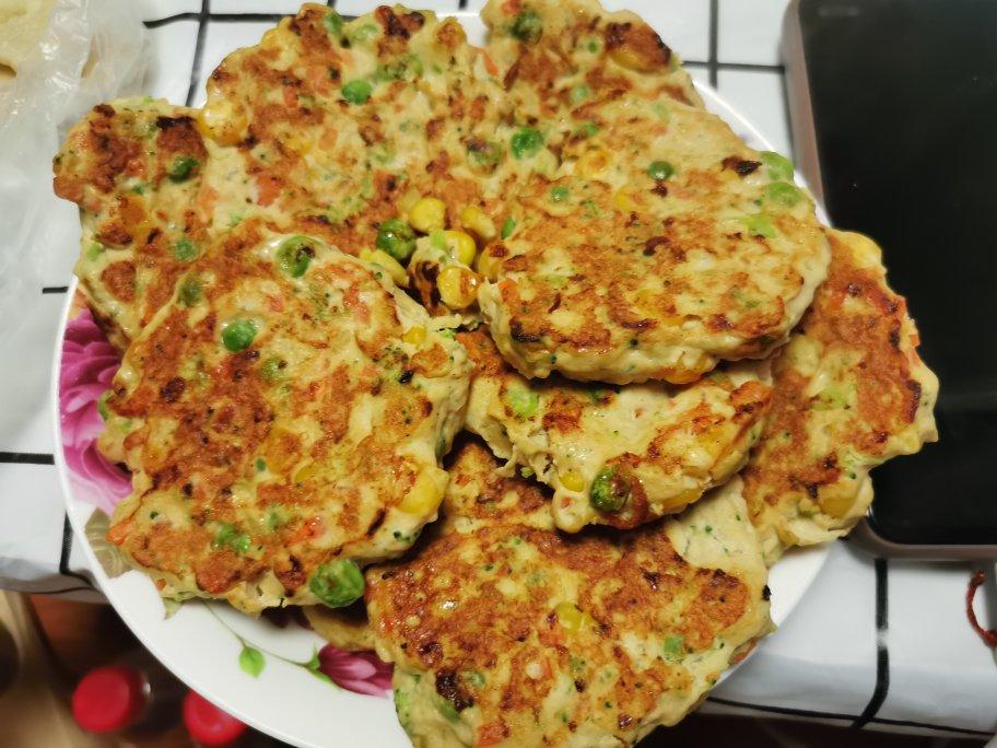 减脂鸡胸肉时蔬饼‼️巨简单超好吃