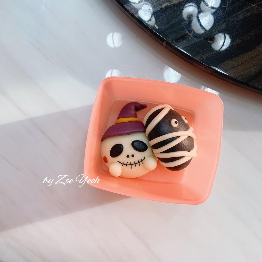 可爱造型馒头 万圣节快乐🎃不给糖就捣蛋👻
