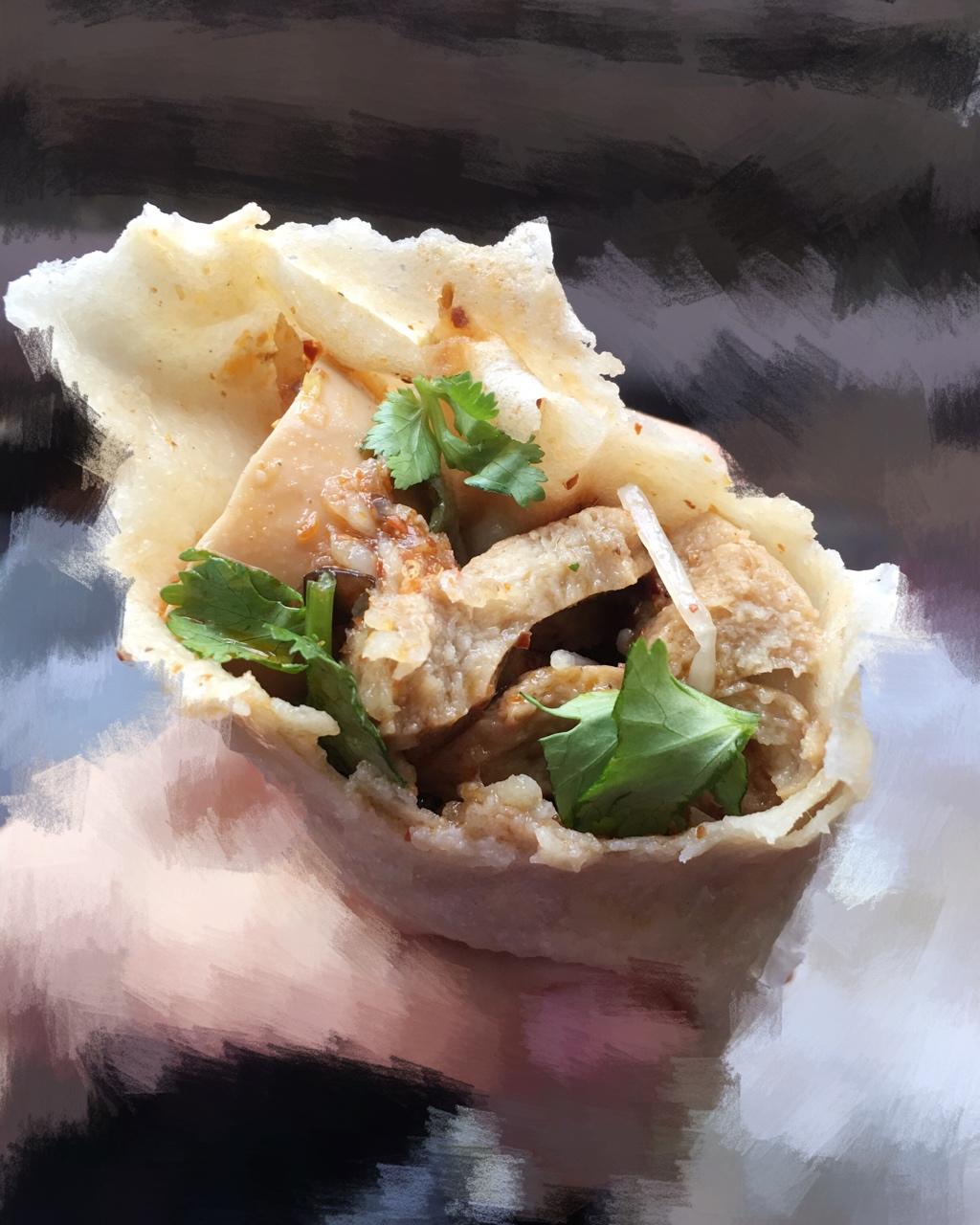 绾绾xx做的街头小吃芙蓉蛋卷