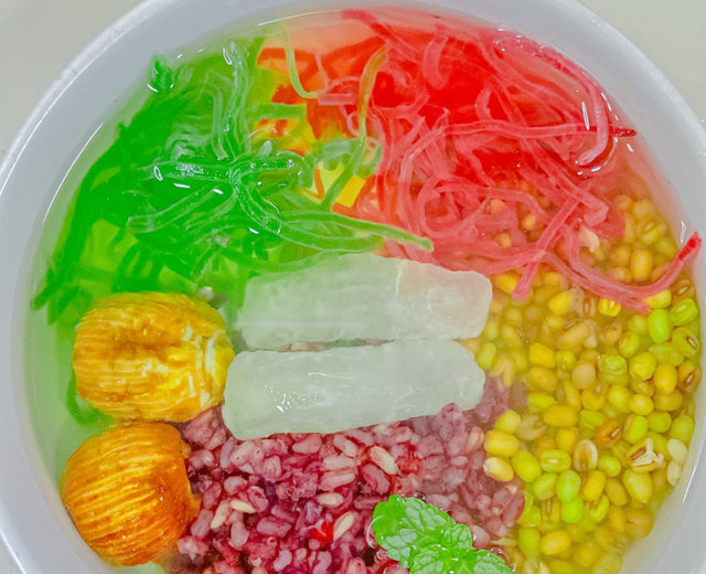 夏天苏州特色冷饮🍃苏式绿豆汤，清凉解暑！