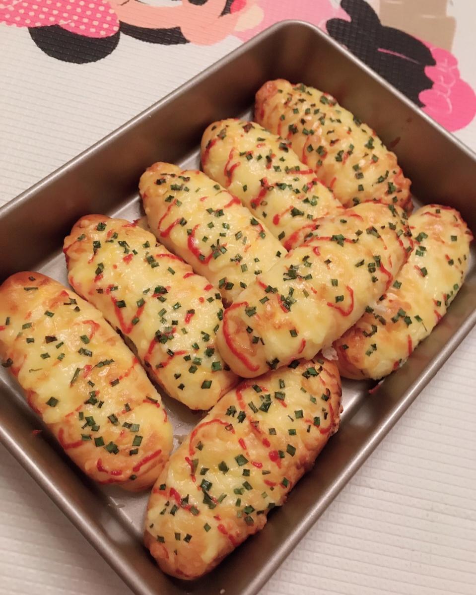 香葱芝士火腿面包  新手必修版