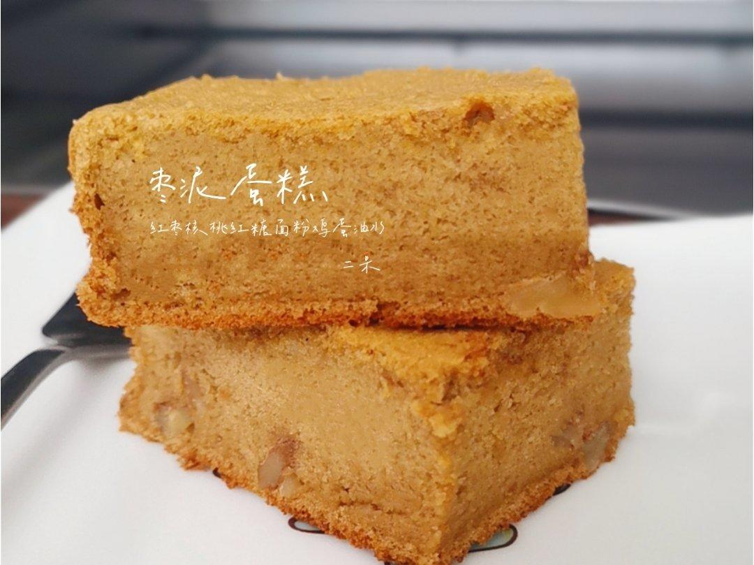 枣泥核桃蛋糕