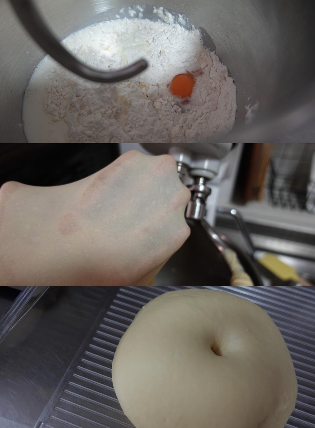 纯奶手撕吐司的做法 步骤1