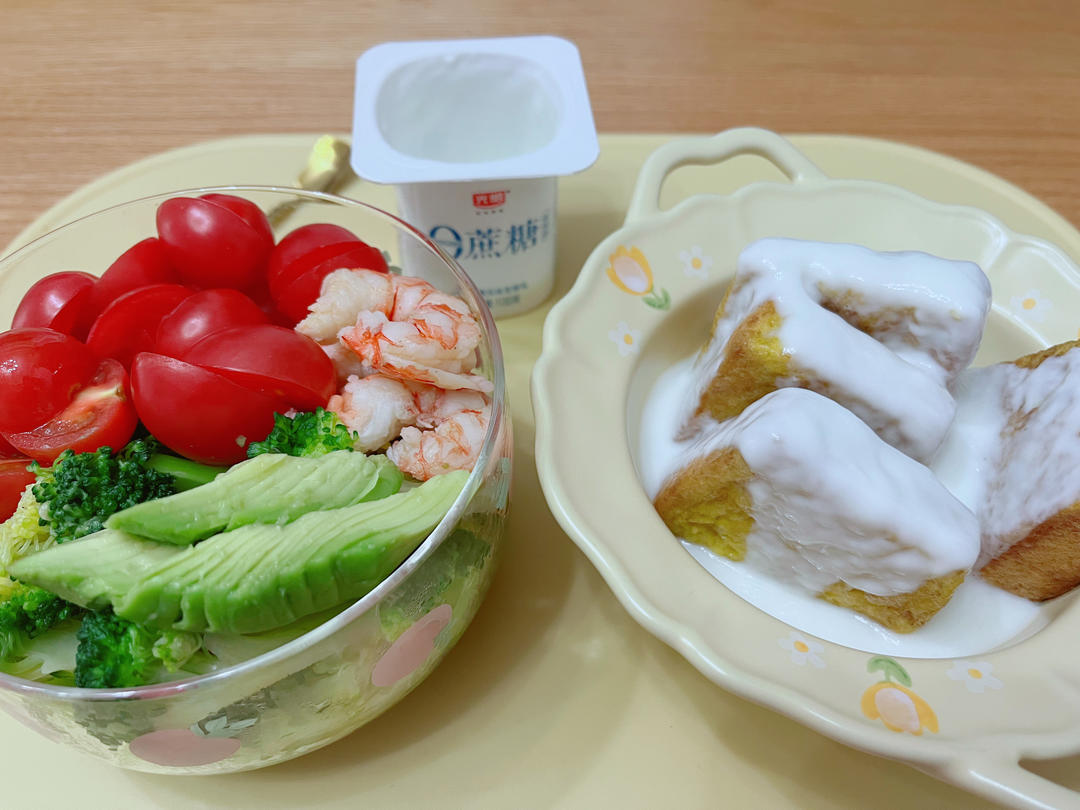 酸奶西多士