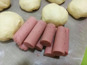 汤种羊角热狗面包的做法 步骤4