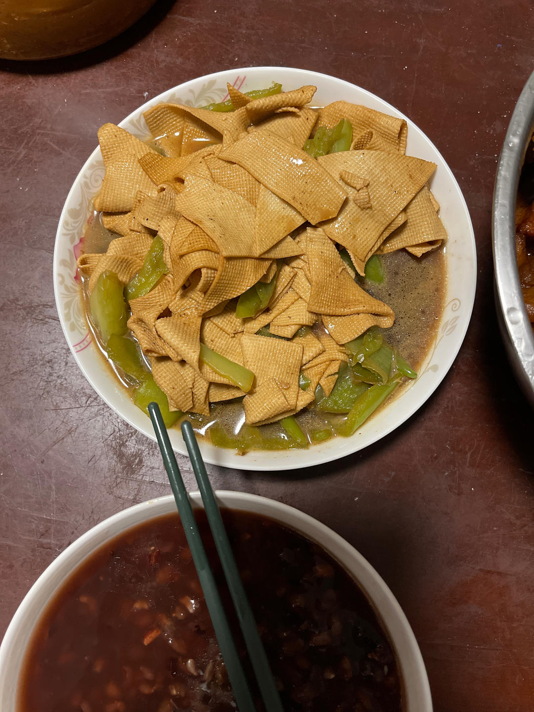 尖椒干豆腐