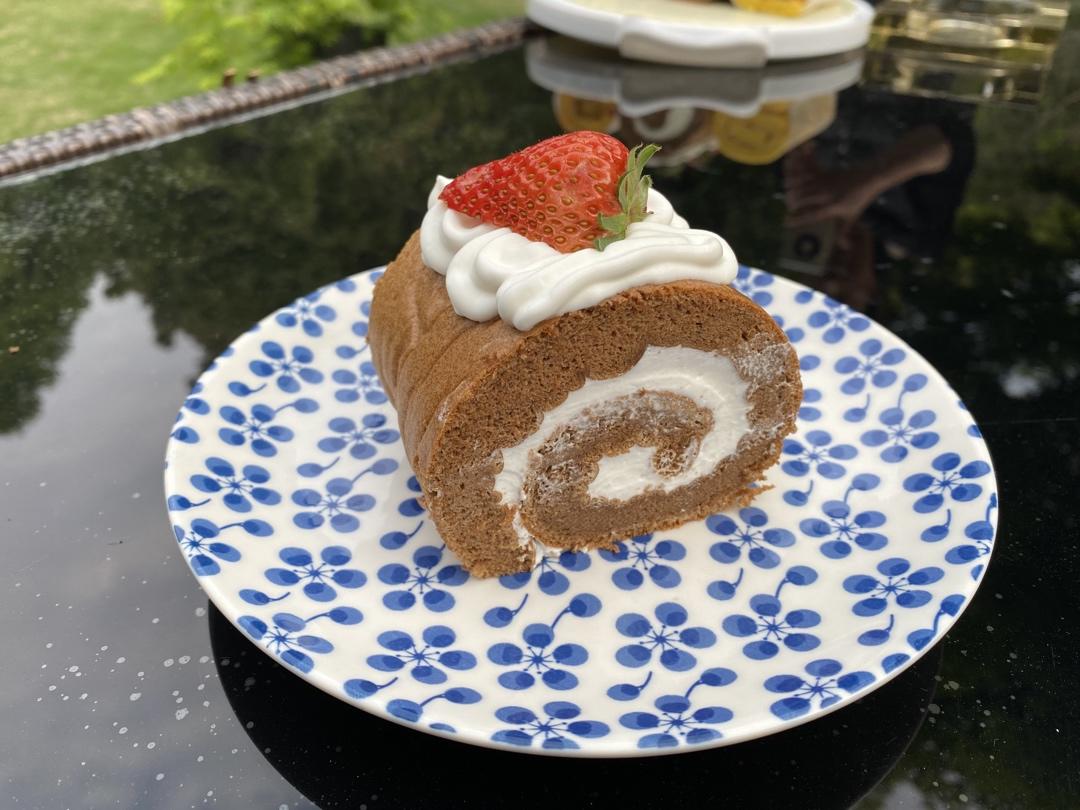 蛋糕卷这样做‼️不掉皮不开裂（小视频食谱）