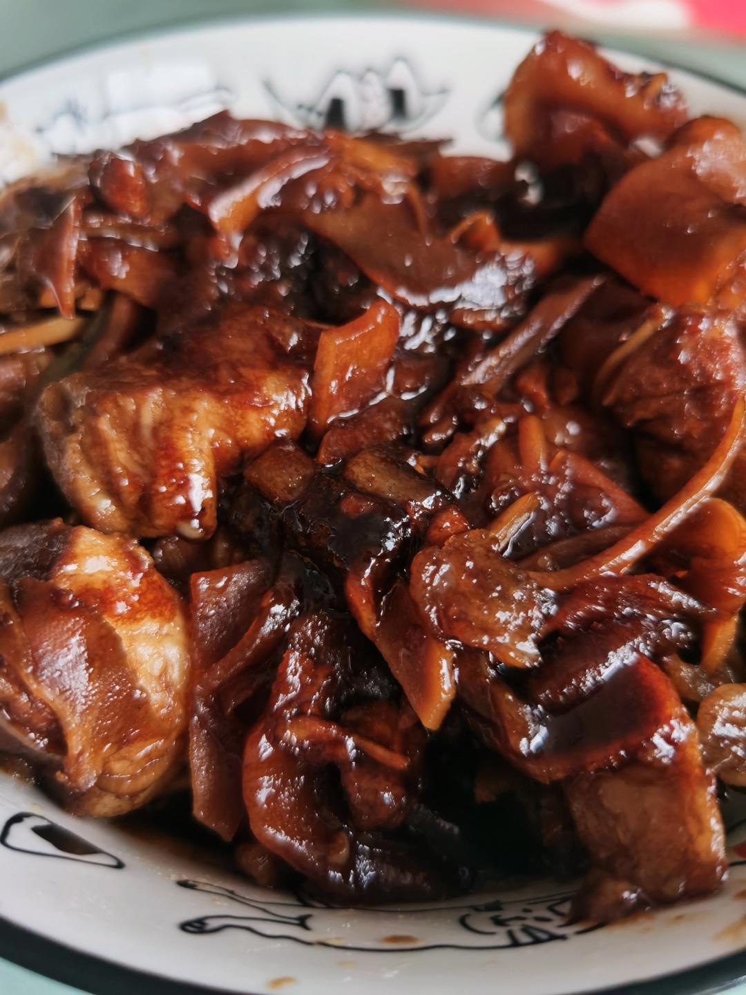 不硬不柴、果味红烧肉