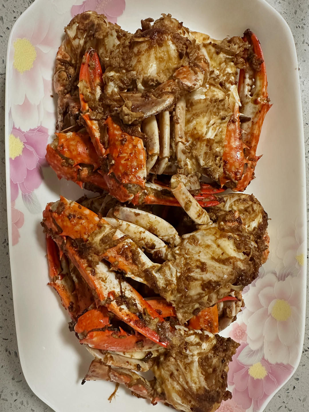 超简单的酱炒螃蟹