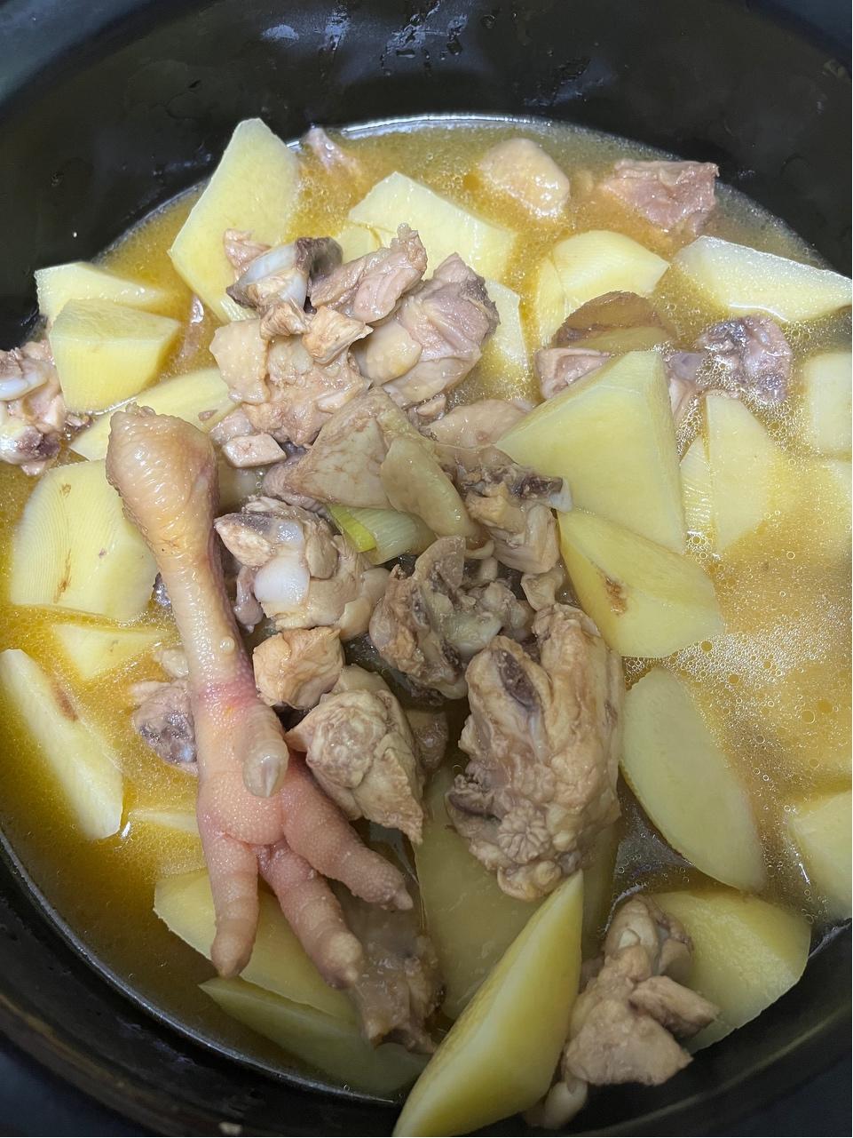 土豆炖鸡