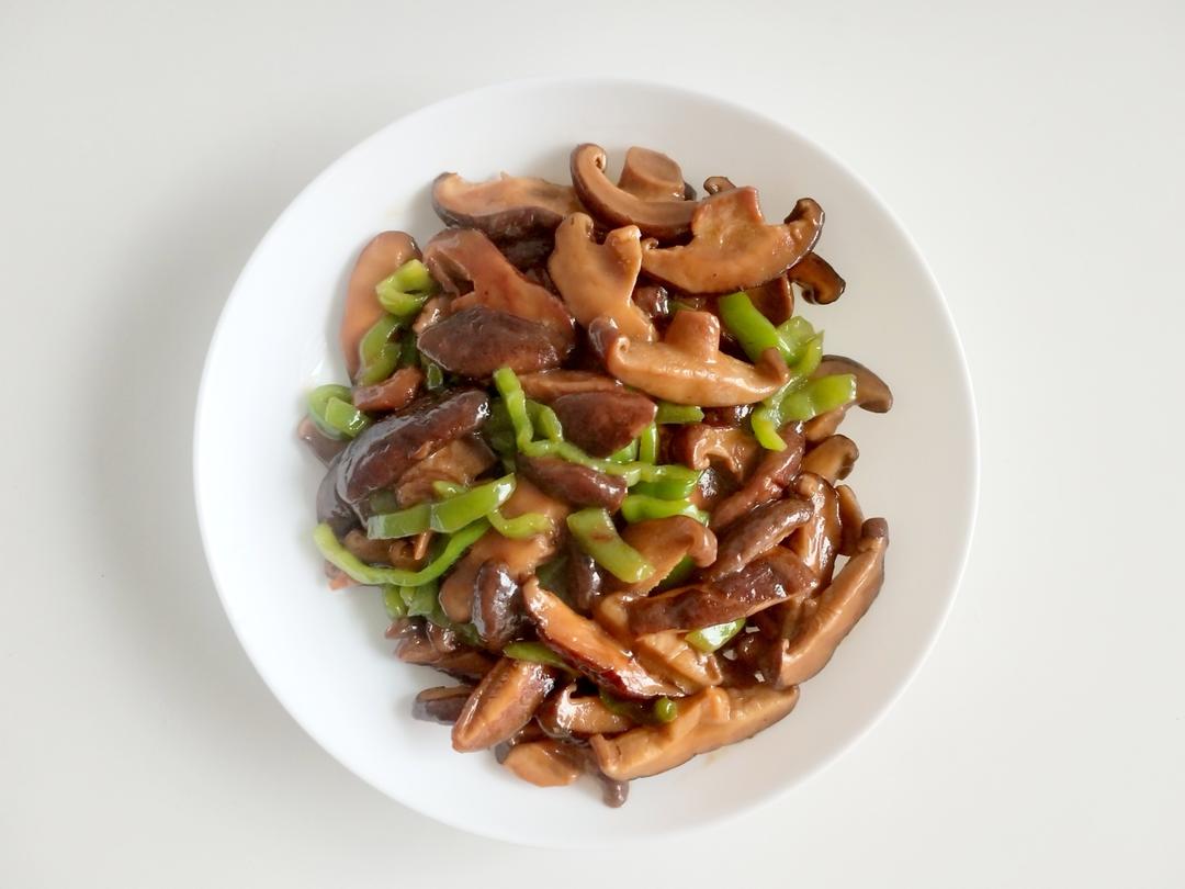 香菇这样炒比肉都好吃😋素炒香菇
