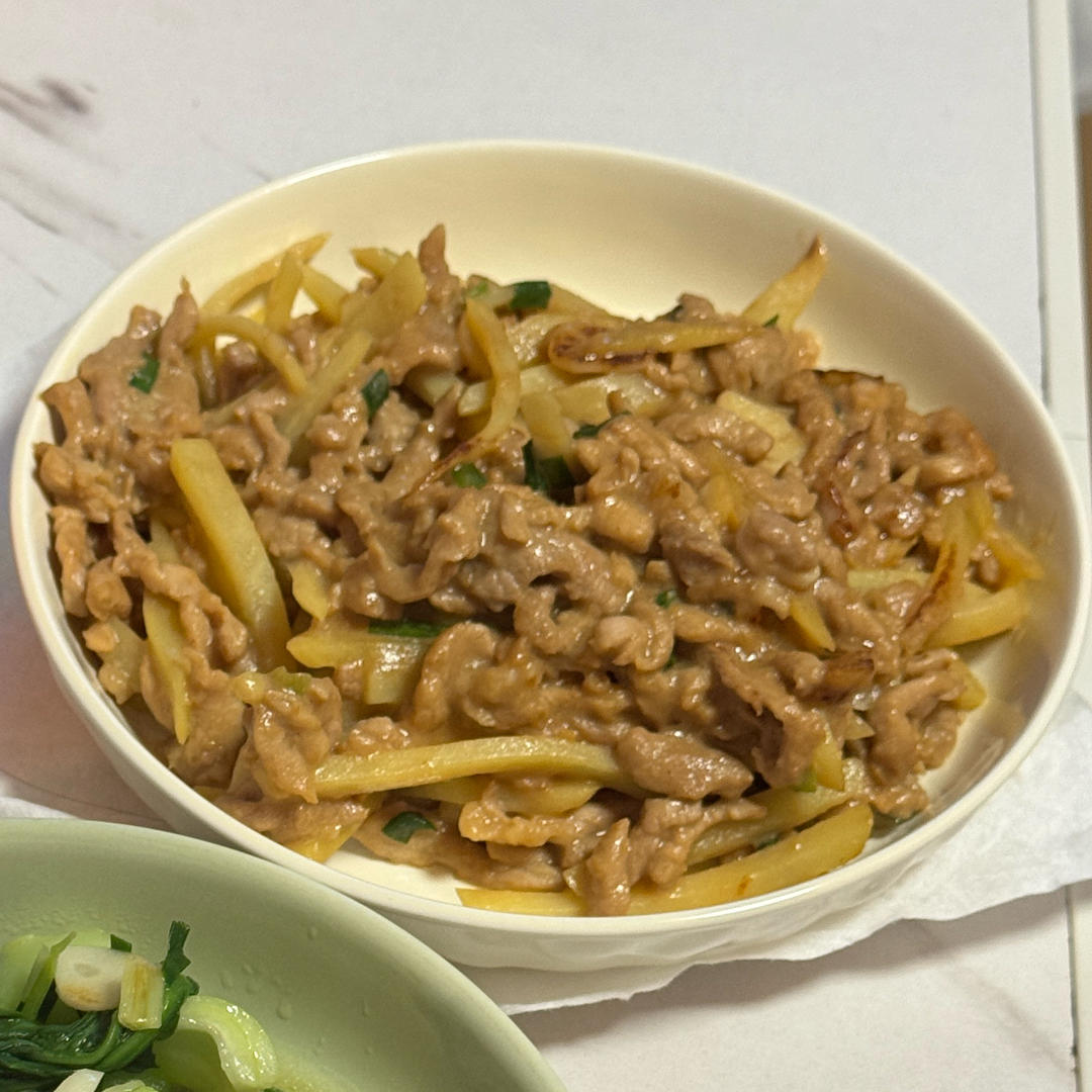 酸辣土豆肉丝——绝对最好吃！