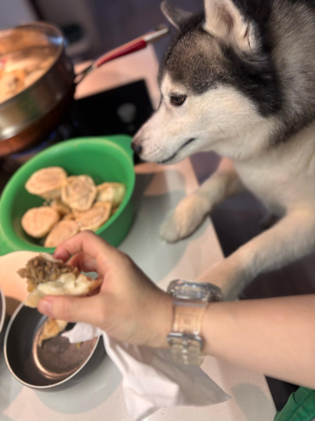 牛肉芹菜馅包子
