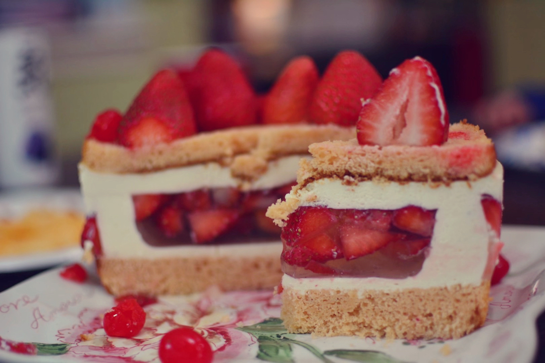 【搬运】Cookingtree草莓芝士蛋糕