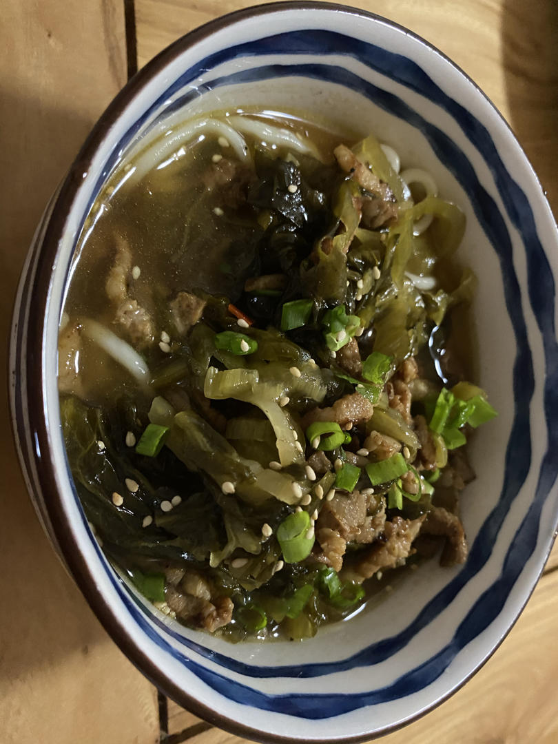 私房【老坛酸菜肉丝面】独家分享·原汤酸辣·开胃