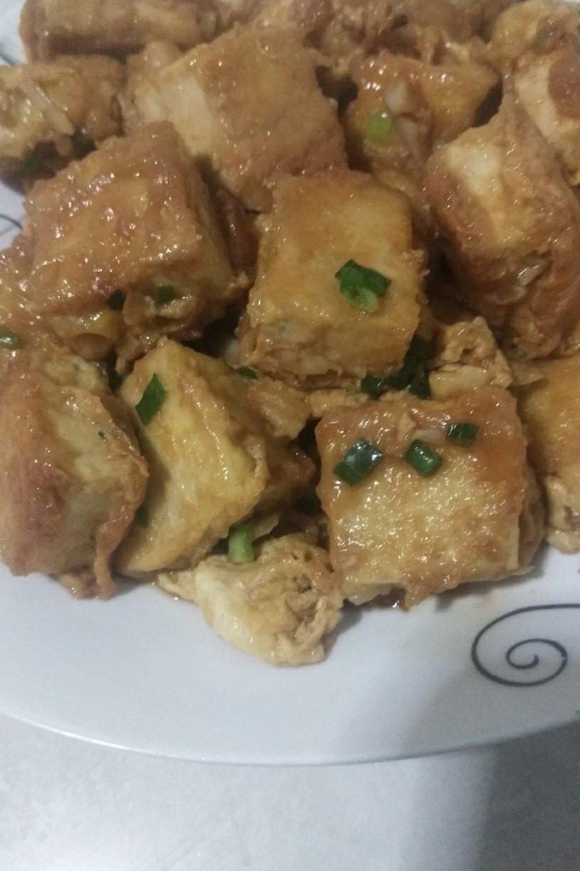 无敌好吃的香煎豆腐