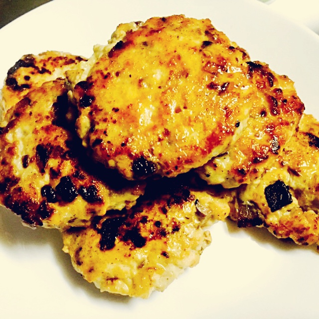 香煎鸡肉小饼