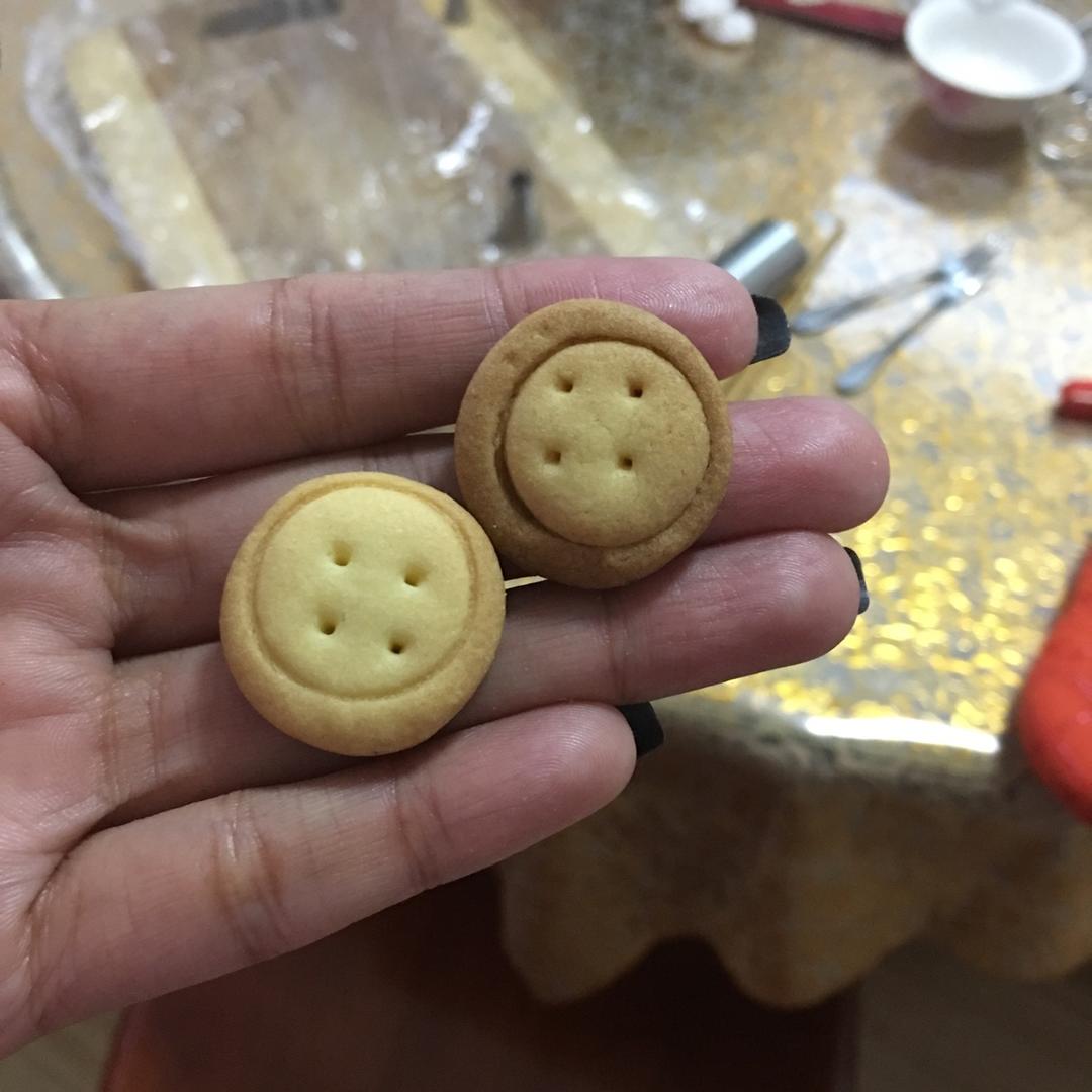 蛋黄纽扣小饼干