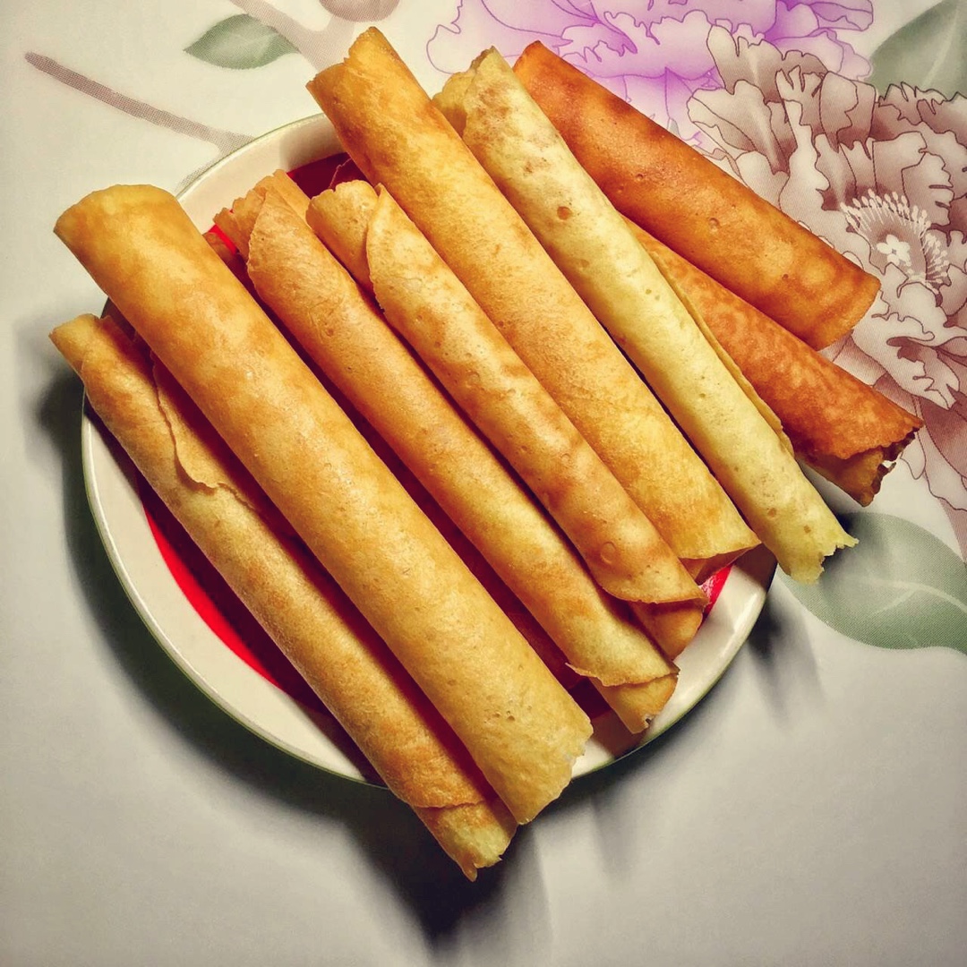 芝麻香酥蛋卷（视频食谱）