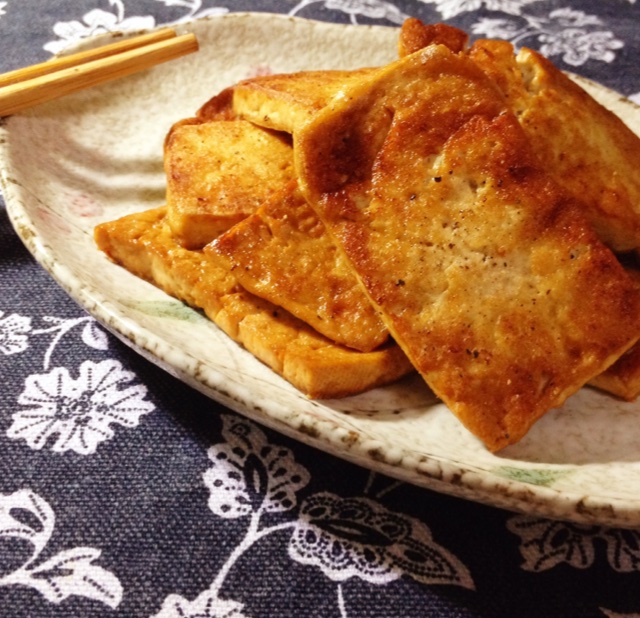 五香煎豆腐