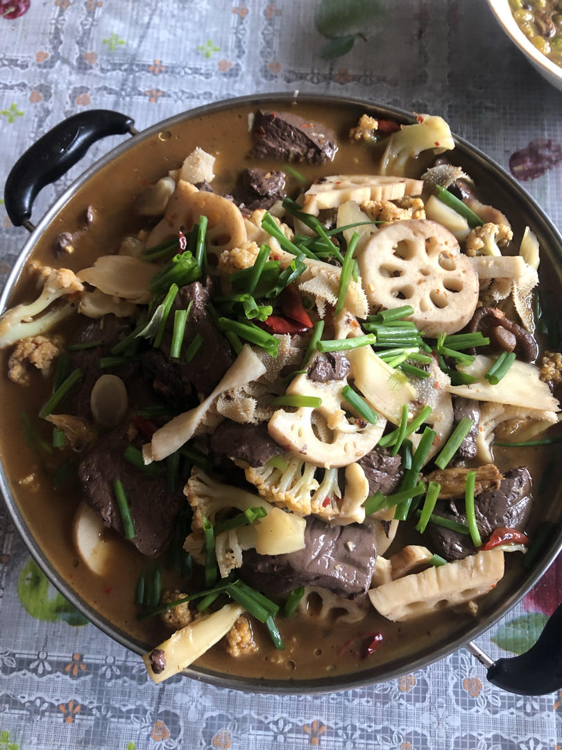 快手香辣毛血旺