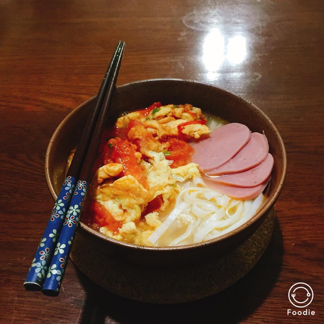 超级入味好吃的番茄鸡蛋面