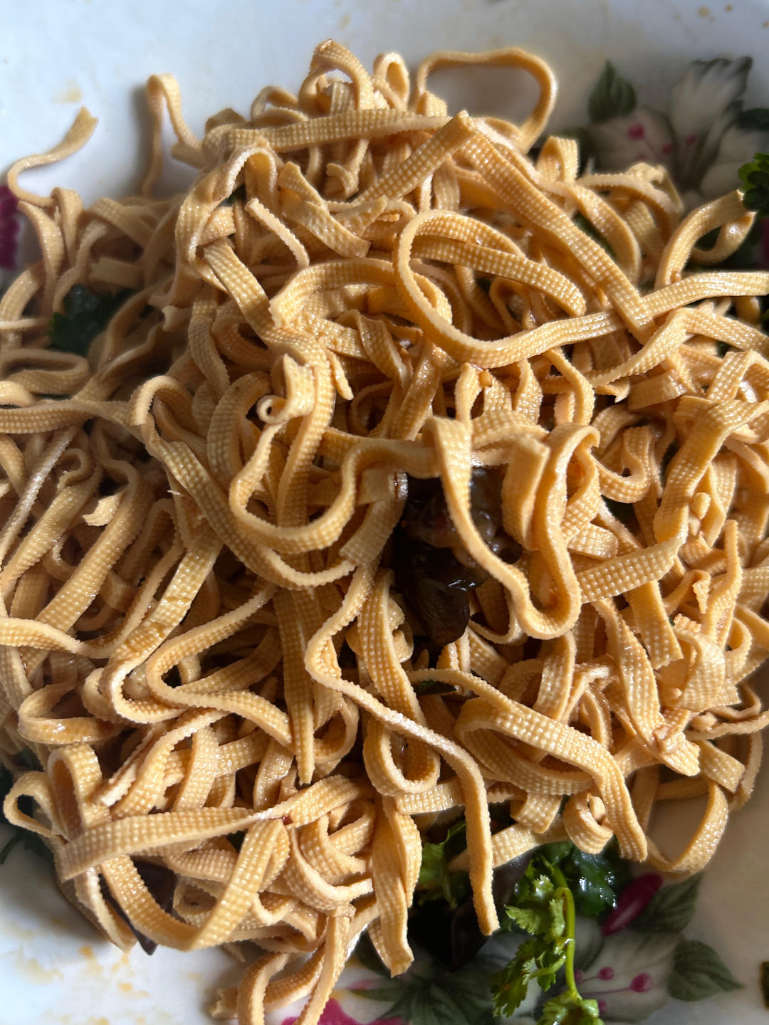 凉拌千张豆腐丝