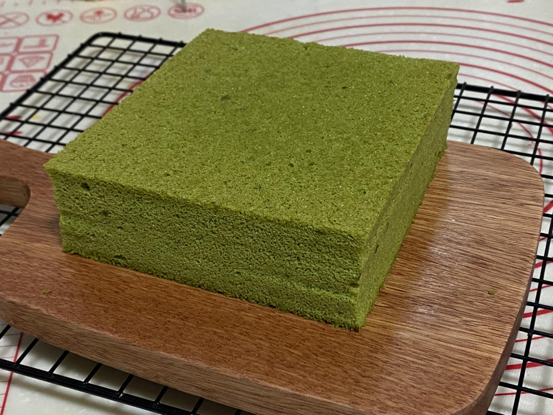🍵清新治愈抹茶戚风——不容易消泡的秘密