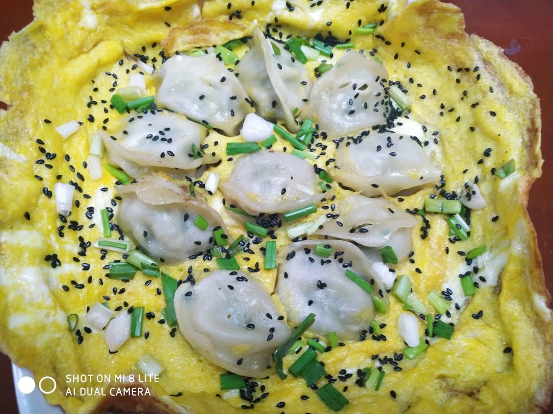 现包现煎抱蛋煎饺&附煎饺的包法