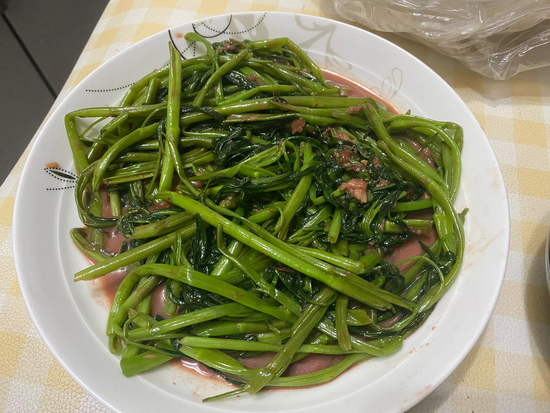 腐乳空心菜，好吃还减肥